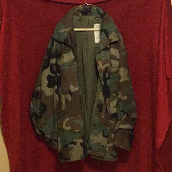 U.S. Army Other - Vintage Heavy Camo Army Jacket.